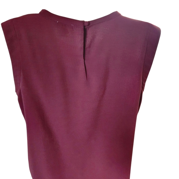 J. Crew Rich Burgundy Tank Top - Picture 7 of 8
